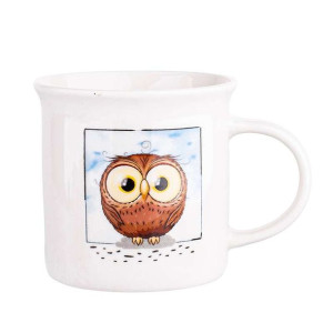 Kubek porcelanowy dla dzieci Sowa 225 ml