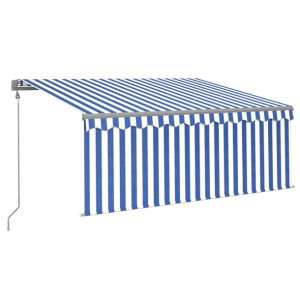 Automatyczna markiza z zasłoną, LED i czujnikiem, 3x2,5 m