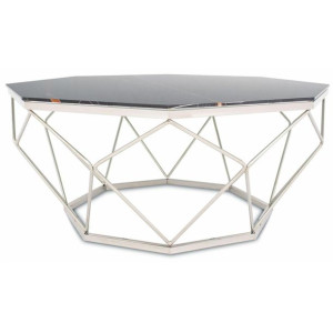 Stolik kawowy Volare Silver Black