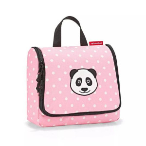 Kosmetyczka dla dzieci Reisenthel Toiletbag Kids - panda dots pink