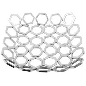 Patera kwadratowa ze stali szer. 33 cm