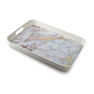 Taca dekoracyjna Marble 40x31 cm