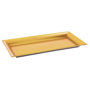 Taca podłużna złota 36 cm