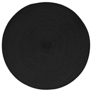 Podkładka na stół Braid Black okrągła