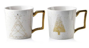 Komplet 2 kubków Santa Lila 400 ml