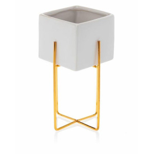 Doniczka Mizu White Gold 23 cm