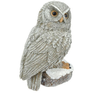 Dekoracyjna figurka sowy 20 cm wzór 2