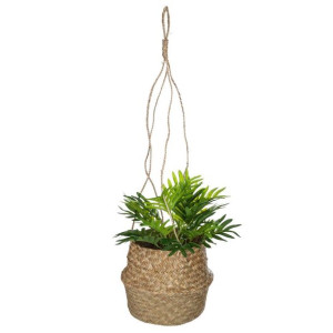 Kwietnik wiszący z trawy morskiej 18 cm