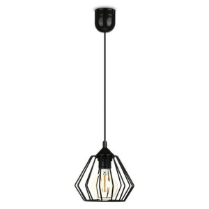 Lampa wisząca WarsawLoft 13 cm czarna