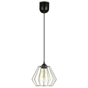 Lampa wisząca WarsawLoft 13 cm srebrna