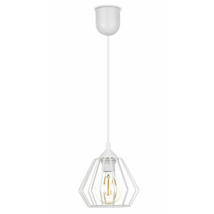 Lampa wisząca WarsawLoft 13 cm biała