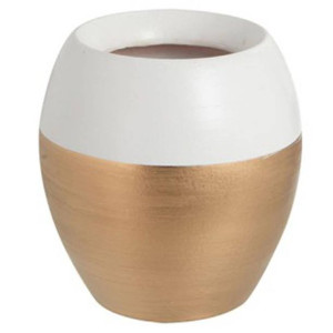 Wazon ceramiczny Border White 14 cm