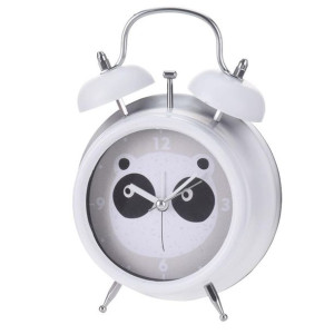 Budzik dla dzieci biały Panda