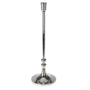 Świecznik aluminiowy srebrny 41 cm