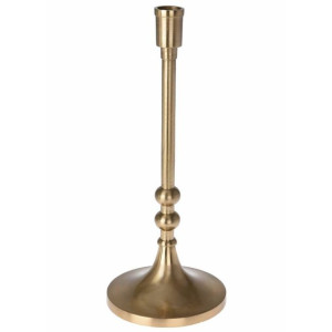 Świecznik aluminiowy złoty 31 cm