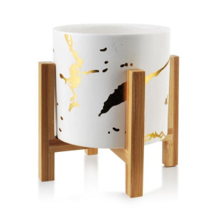 Doniczka Ava Marble White