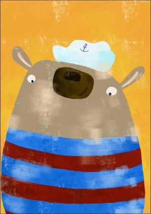 Sailor Miś - plakat 29,7x42 cm