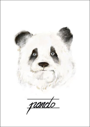 Panda - plakat 30x40 cm