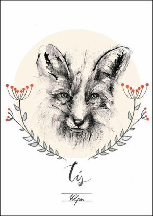 Lisek - plakat 21x29,7 cm