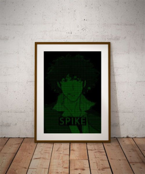H4CK3D - Spike, Cowboy Bebop - plakat 40x50 cm