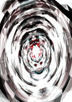 Abstrakcja IX - plakat 40x50 cm