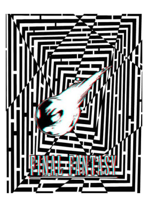 Maze Gaze Final Fantasy - plakat 3D 40x60 cm