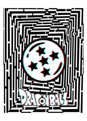 Maze Gaze Dragon Ball - plakat 3D 29,7x42 cm