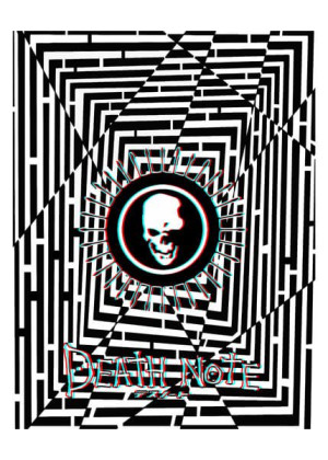 Maze Gaze Death Note - plakat 3D 70x100 cm