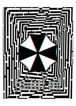 Maze Gaze Resident Evil - plakat 3D 42x59,4 cm