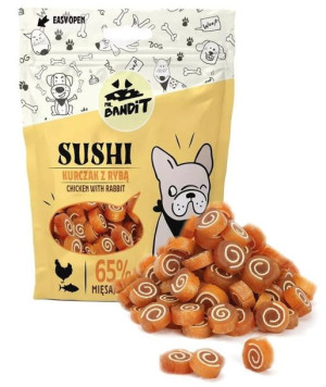 Mr. Bandit SUSHI kurczak z rybą 80g