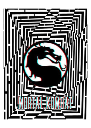Maze Gaze MORTAL KOMBAT - plakat 3D 50x70 cm