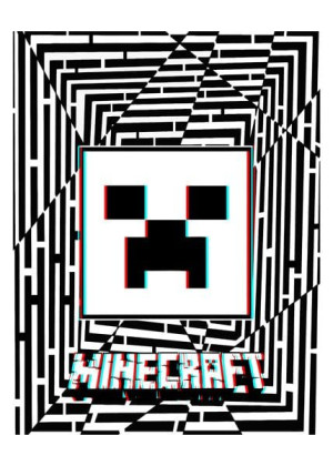 Maze Gaze Minecraft - plakat 3D 42x59,4 cm