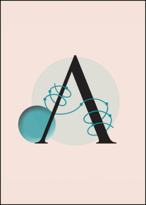 Litera A - plakat 21x29,7 cm