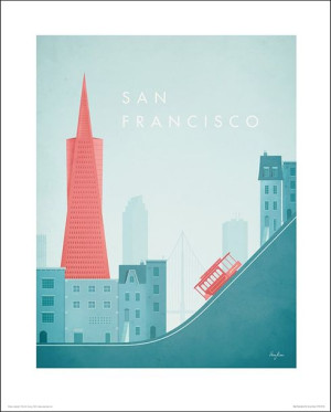 San Francisco USA - plakat premium 40x50 cm