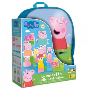 Klocki W Plecaku Świnka Peppa