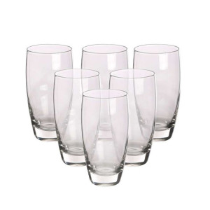 Komplet 6 szklanek do soku, wody Diamond 350 ml