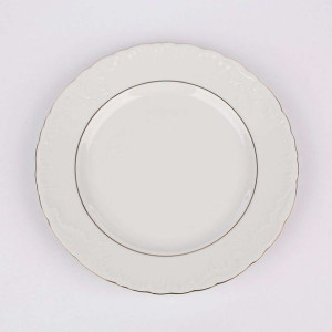 Talerz obiadowy płytki porcelanowy Ćmielów Rococo 3604 25 cm