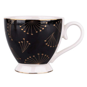 Kubek na stópce / filiżanka Jumbo porcelanowa na prezent Modern Nature 350