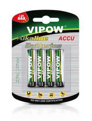 Baterie alkaliczne REBEL LR03 4szt/bl.