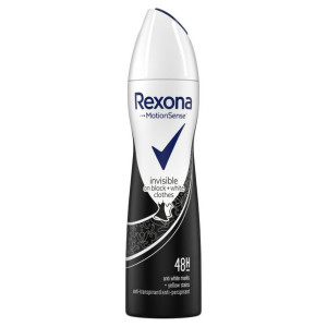 Rexona Women Invisible On Black+white Spray 150ml