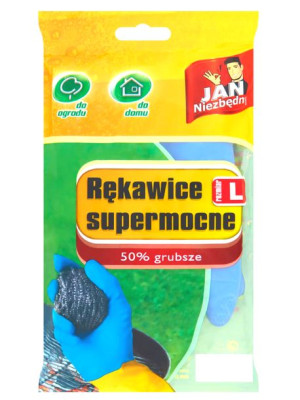 Jan Niezbędny Rękawice Gumowe Supermocne Rozm.l
