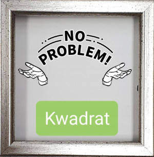 Ramka na zdjęcie, kwadratowa 10x10 stare srebro