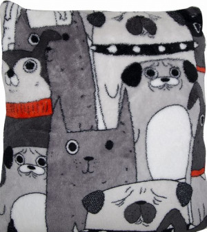Poszewka dekoracyjna COOL PETS KOT I PIES 40x40 cm