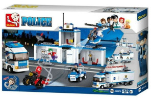 KLOCKI SLUBAN POLICE Mobilny komisariat 572 kompatybilne z LEGO