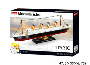 KLOCKI SLUBAN MB Statek Titanic 481 el kompatybilne z LEGO