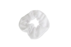 Biała Gumka Frotka Do Włosów Scrunchies