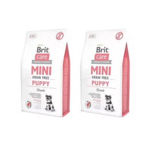 Pakiet Brit Care Mini Grain-Free Bezzbożowa Puppy Lamb Jagnięcina 2 x 2 kg