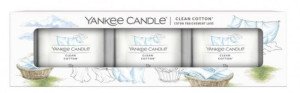 Świece Yankee Candle Clean Cotton mini 3 szt