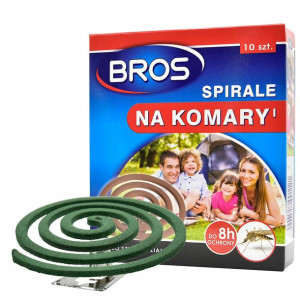BROS SPIRALE NA KOMARY Meszki 10szt W KOMPLECIE 8h
