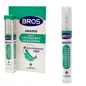 Bros Spray Łagodzący Ukąszenia Komarów Os Pszczół